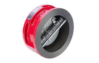 Обратный клапан двухстворчатый межфланцевый REON тип RSV30RED-T DN400 PN16