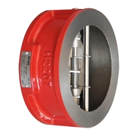 Обратный клапан двухстворчатый межфланцевый REON тип RSV30RED DN250 PN16