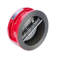 Обратный клапан двухстворчатый межфланцевый REON тип RSV30RED-T DN500 PN16